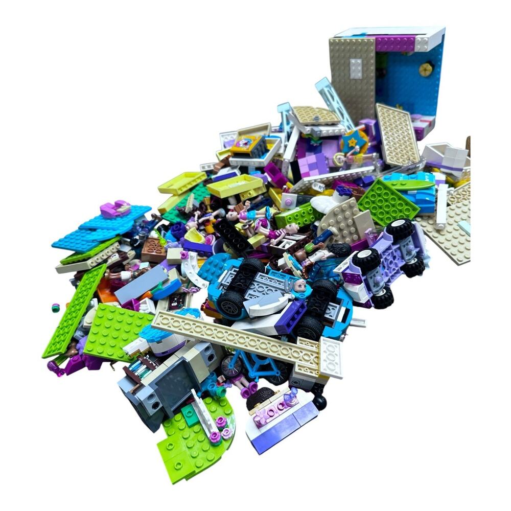 Lego Friends Bulk Lot - 3.5+ Pounds Including Minifigs / Vehicles